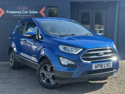 Used Ford Ecosport Zetec 125 HP (91 kW) 2018 Blue SUV