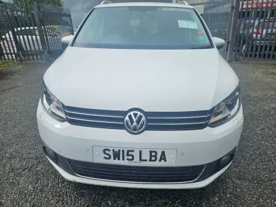 Used VW Touran SE 105 HP (77 kW) 2015 White MPV
