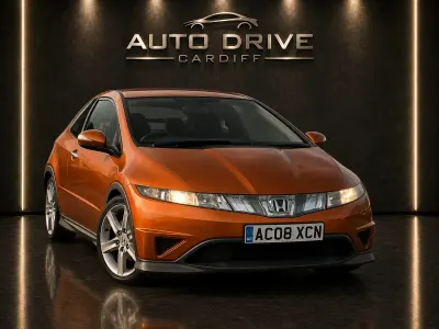 Used Honda Civic Type S 140 HP (102 kW) 2008 Orange Hatchback