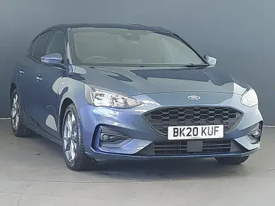 Used Ford Focus ST-Line 125 HP (91 kW) 2020 Blue Hatchback