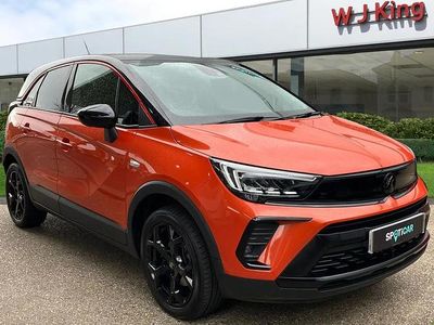 Used Vauxhall Crossland GS Line 110 HP (80 kW) 2022 Orange SUV