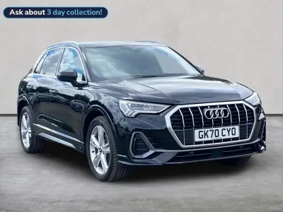 Used Audi Q3 S-Line 150 HP (110 kW) 2020 Black SUV
