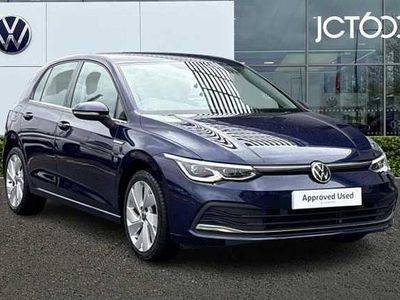 Used VW Golf VII Style 150 HP (110 kW) 2020 Blue Hatchback
