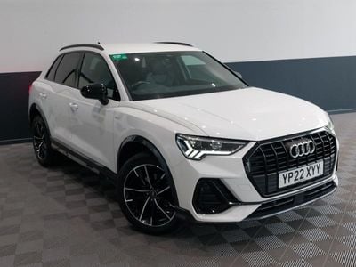 Used Audi Q3 Black Edition 150 HP (110 kW) 2022 White SUV