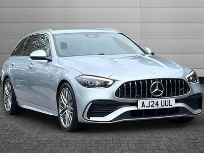 Begagnad Mercedes C43 AMG Premium 408 HK (300 kW) 2024 Silver Kombi