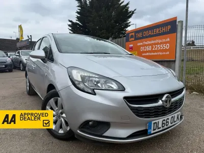 Used Vauxhall Corsa Design Edition 90 HP (66 kW) 2016 Silver Hatchback