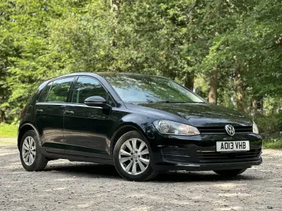Used VW Golf VII SE 122 HP (89 kW) 2013 Black Hatchback