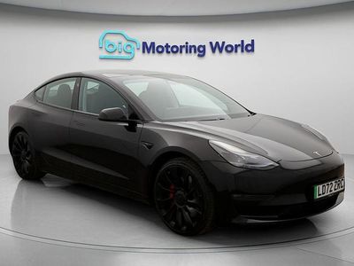 Used Tesla Model 3 Performance 461 kW (627 HP) 2022 Black Sedan