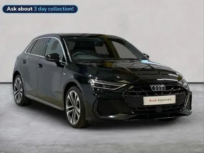 Used Audi A3 e-tron S-Line 204 HP (150 kW) 2025 Black Hatchback