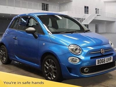 Used Fiat 500 S 69 HP (50 kW) 2016 Blue Hatchback