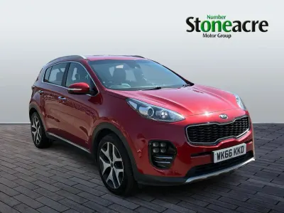 Used Kia Sportage GT-Line 134 HP (98 kW) 2016 Red SUV