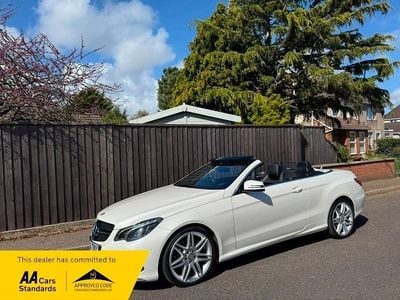 Used Mercedes E350 AMG line 2016 White Cabriolet