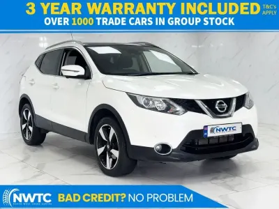 Used Nissan Qashqai N-Connecta 115 HP (84 kW) 2017 White SUV