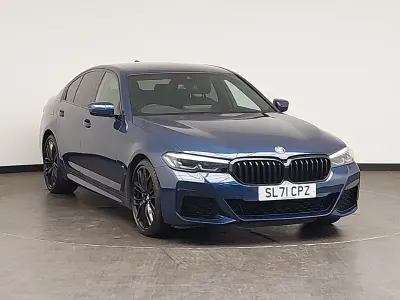 Used BMW 530 M Sport 286 HP (210 kW) 2021 Blue Sedan