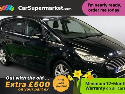 Used Ford S-MAX Titanium 160 HP (117 kW) 2017 Black MPV