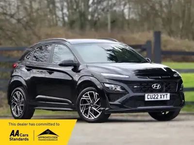 Second-hand Hyundai Kona N Line 120 CP (88 kW) 2022 Negru SUV