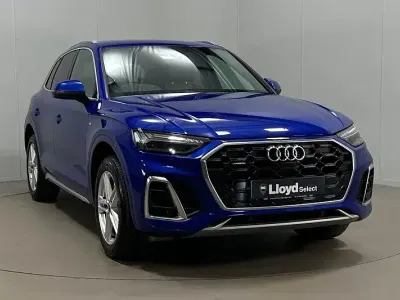 Usado Audi Q5 S-Line 261 CV (191 kW) 2022 Azul SUV