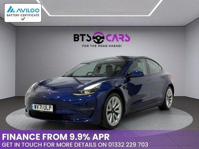 Blue Used 2021 Tesla Model 3 Long Range AWD Sedan | £18,785 (Fair price)