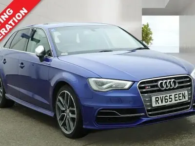 Used Audi S3 Sportback Design 300 HP (220 kW) 2015 Blue Hatchback