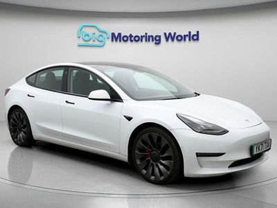 Used Tesla Model 3 Performance 461 kW (627 HP) 2021 White Sedan