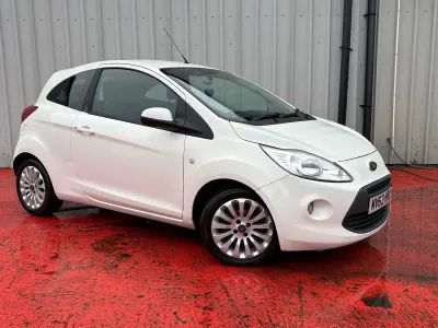 Used Ford Ka Zetec 69 HP (50 kW) 2013 White Hatchback