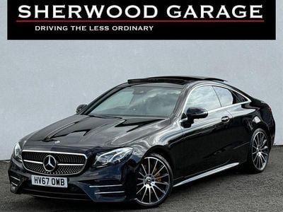 Black Used 2017 Mercedes E400 AMG line Coupe | £22,490 (A bit pricey)