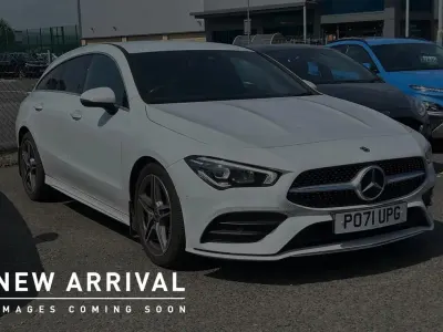 Used Mercedes CLA200 AMG line 161 HP (118 kW) 2021 White Coupe