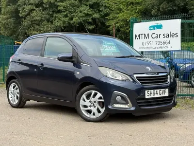 Used Peugeot 108 Allure 82 HP (60 kW) 2014 Blue Hatchback