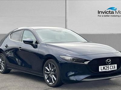 Used Mazda 3 Exclusive-Line 138 HP (101 kW) 2025 Blue Hatchback