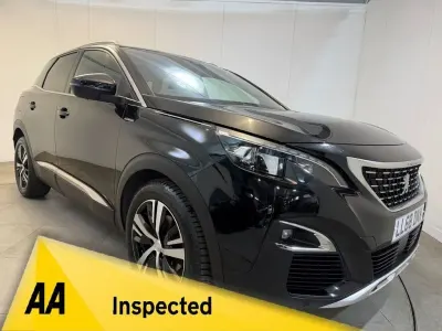 Used Peugeot 3008 GT-line 130 HP (95 kW) 2018 Black SUV