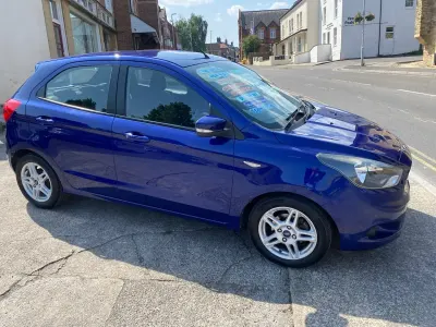 Used Ford Ka Plus Zetec 85 HP (62 kW) 2017 Blue Hatchback