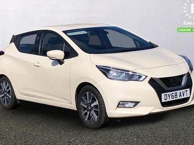Used Nissan Micra Acenta 71 HP (52 kW) 2018 White Hatchback