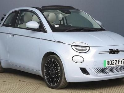 Used Fiat 500e La Prima 86 kW (118 HP) 2022 Blue Cabriolet