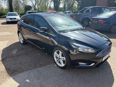 Used Ford Focus Titanium 125 HP (91 kW) 2017 Black Hatchback
