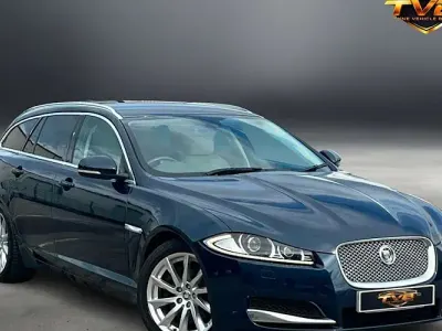 Used Jaguar XF Premium Luxury 241 HP (177 kW) 2013 Blue Estate