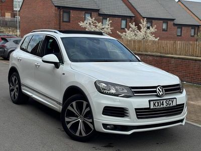 Used VW Touareg R-line 2014 White SUV