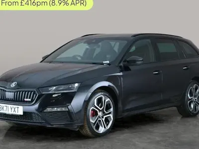 Used Skoda Octavia vRS 245 HP (180 kW) 2021 Black Estate