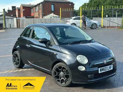 Used Fiat 500 Pop 69 HP (50 kW) 2011 Black Hatchback