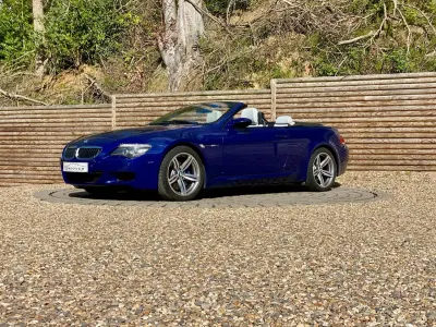 Used BMW M6 Cabriolet Impressive 2007 Blue Cabriolet