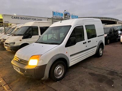 used Ford Tourneo High Roof 4 Seater LX TDCi 90ps CREW VAN POSS CAMPER WITH WINDOWS NEW MOT