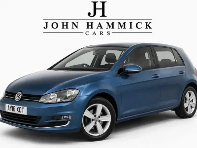 Used VW Golf VII Edition 125 HP (91 kW) 2016 Blue Hatchback