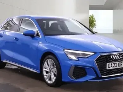 Used Audi A3 e-tron S-Line 204 HP (150 kW) 2022 Blue Hatchback