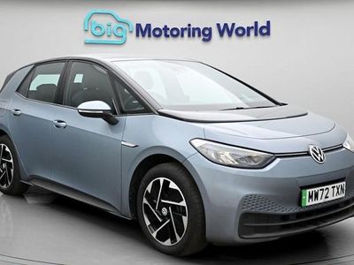 Begagnad VW ID.3 Pure 110 kW (150 HK) 2021 Blå Halvkombi