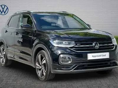 Used VW T-Cross R-line 110 HP (80 kW) 2023 Black SUV