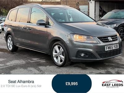 Grey Used 2016 Seat Alhambra Ecomotive MPV | £9,995 (Fair price)