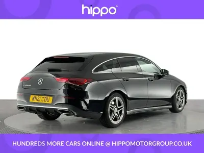 Used Mercedes CLA250e Shooting Brake AMG line 224 HP (164 kW) 2021 Black Estate
