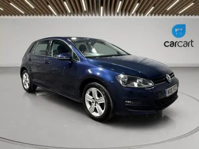 Used VW Golf VII Edition 110 HP (80 kW) 2016 Blue Hatchback