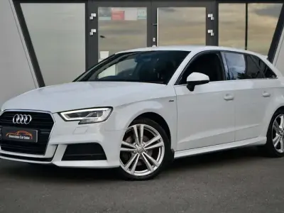 Used Audi A3 Sportback S-Line 190 HP (139 kW) 2017 White Hatchback