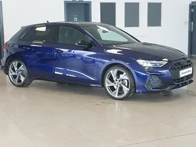 Used Audi A3 Black Edition 150 HP (110 kW) 2024 Blue Hatchback