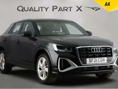 Begagnad Audi Q2 S-Line 110 HK (80 kW) 2021 Svart SUV